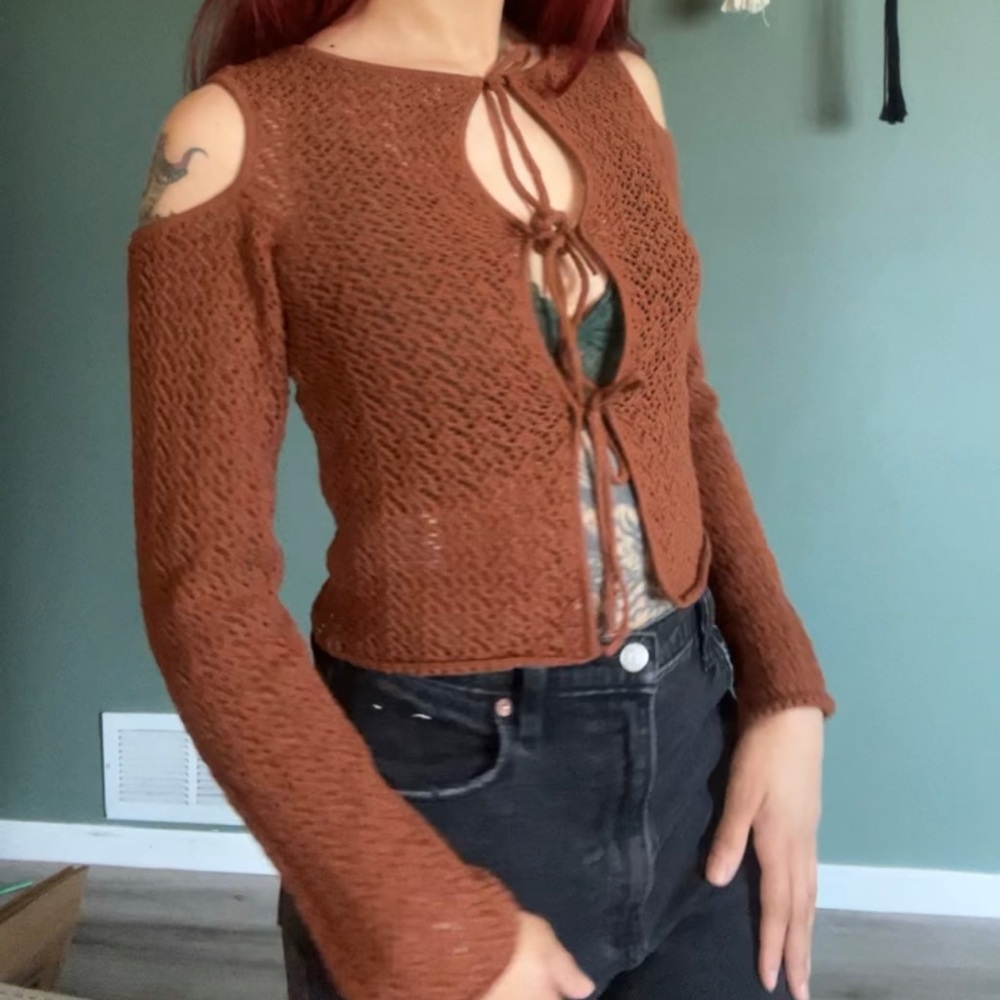 NWT milk it Tantra Woven top